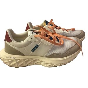 Cole Haan Grand 360 Sneakers with Orange and Cream Accents EUC 9.5